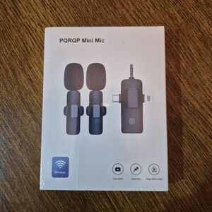 PQRQP Mini Wireless Microphone. New Sealed.